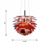 Louis Poulsen - PH Artichoke LED Pendelleuchte Ø 48 cm (3000-1800K) | Kupfer | Bluetooth