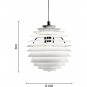 Louis Poulsen - PH Louvre LED Pendelleuchte 2700K | Bluetooth
