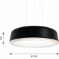 Louis Poulsen - LP Grand Pendelleuchte 58 cm | Schwarz