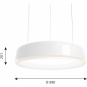 Louis Poulsen - LP Grand Pendelleuchte 88 cm | Weiß