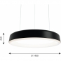 Louis Poulsen - LP Grand Pendelleuchte 148 cm | Schwarz
