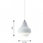 Louis Poulsen - Cirque Pendelleuchte 15 cm | Grau