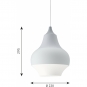 Louis Poulsen - Cirque Pendelleuchte 22 cm | Grau