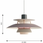 Louis Poulsen - PH 5 Mini Pendelleuchte Hues of Grey