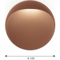 Louis Poulsen - Flindt Wandleuchte Ø 30 cm | Corten | 3000K