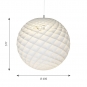 Louis Poulsen - Patera LED Pendelleuchte Bluetooth Ø 60 cm (2700K) | Weiß