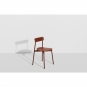 Petite Friture - Fromme Wood Stuhl Rot Braun