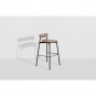 Petite Friture - Fromme Wood Barhocker H75 Schwarz Alpi