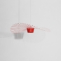 Petite Friture - Vertigo Pendelleuchte Medium Vermillon