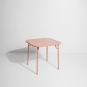 Petite Friture - Week-End Tisch quadratisch glatt Blush