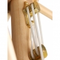 Weishäupl - Teak Sonnenschirm Ø400 cm mit Flaschenzug Multicolor (33) | mit Schutzhülle