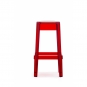 Pedrali - Rubik 580 Barhocker Rot Transparent