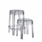 Pedrali - Rubik 582 Barhocker Rot Transparent