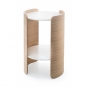 Pedrali - Parenthesis Couchtisch Ø42.5 cm, H.64 cm | Schwarz
