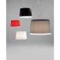 Pedrali - L001S Pendelleuchte BB | Rot Transparent