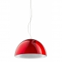 Pedrali - L002S Pendelleuchte Rot Transparent
