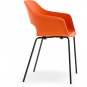 Pedrali - Babila 2735 Armlehnstuhl Outdoor Orange | Schwarz