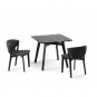 Ethimo - Knit Esstisch 90x90 cm | Teak Natur