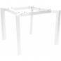 Stern - Penta Tisch 90x90 cm | Aluminium weiß | Stone light