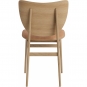 Norr11 - Elephant Stuhl mit Frontpolsterung Natur | Camel 21004