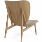 Norr11 - Elephant Lounge Sessel mit Frontpolsterung Natur | Barnum Col 3