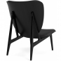 Norr11 - Elephant Lounge Sessel mit Frontpolsterung Schwarz | Anthrazit 21003
