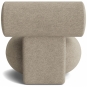 Norr11 - Hippo Lounge Chair mit Vollpolsterung Barnum Col 3