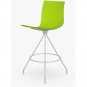 Arper - Catifa 46 0488 Barhocker zweifarbig H 65cm Weiß-Grün