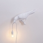 Seletti - Bird Looking Wandleuchte White | Looking Left Outdoor