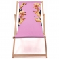 Seletti - Klappbarer Liegestuhl Lipsticks Pink