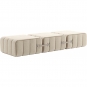 Ambivalenz - Curt Sofa Set 3 Grau/Beige (Jet 9110)