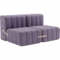Ambivalenz - Curt Sofa Set 4 Flieder (Dama 0039)