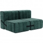 Ambivalenz - Curt Sofa Set 4 Serpentine Grün (Barcelona V3347/39)