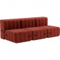 Ambivalenz - Curt Sofa Set 6 Rot (Dama 0058)