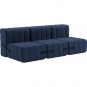Ambivalenz - Curt Sofa Set 6 Dunkelblau (Jet 6098)