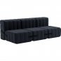 Ambivalenz - Curt Sofa Set 6 Dunkelgrau (Jet 9806)