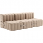 Ambivalenz - Curt Sofa Set 6 Beige / Grau (Dama 0029)