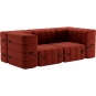 Ambivalenz - Curt Sofa Set 7 Rot (Dama 0058)