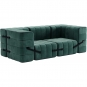 Ambivalenz - Curt Sofa Set 7 Serpentine Grün (Barcelona V3347/39)