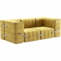 Ambivalenz - Curt Sofa Set 7 Gelb (Barcelona Cornhusk V3347/50)