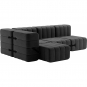 Ambivalenz - Curt Sofa Set 9 Dunkelgrau (Dama 0004)