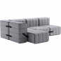 Ambivalenz - Curt Sofa Set 9 Grau (Jet 9803)