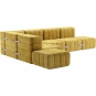 Ambivalenz - Curt Sofa Set 12 Gelb (Barcelona Cornhusk V3347/50)