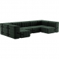 Ambivalenz - Curt Sofa Set 15 Dunkelgrün (Dama 0061)