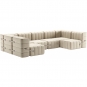Ambivalenz - Curt Sofa Set 15 Grau/Beige (Jet 9110)
