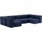Ambivalenz - Curt Sofa Set 15 Dunkelblau (Jet 6098)