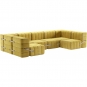 Ambivalenz - Curt Sofa Set 15 Gelb (Barcelona Cornhusk V3347/50)