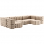 Ambivalenz - Curt Sofa Set 15 Beige / Grau (Dama 0029)
