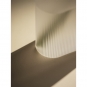 Muuto - Ridge Vase Höhe 16,5 | White Frosted Glass