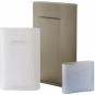 Muuto - Ridge Vase Höhe 35 | Light Blue Frosted Glass